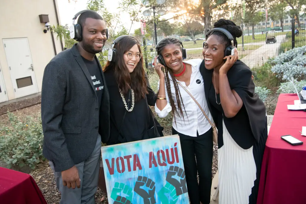 The Empowerment Congress 2018 Midterm Elections Cafe, Oct. 22, 2018, at Exposition Park. (Photo by Michael Owen Baker)